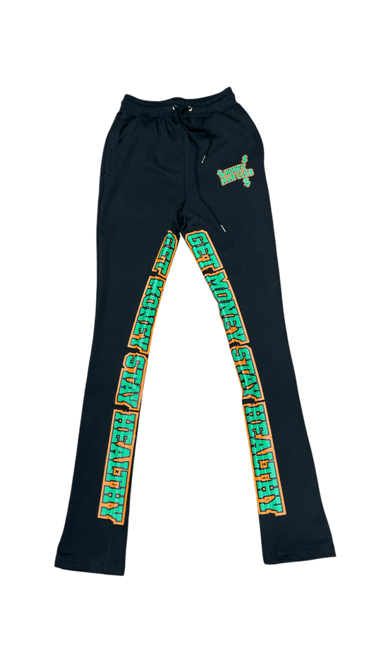 STACKED SKINNY PANTS (orange)