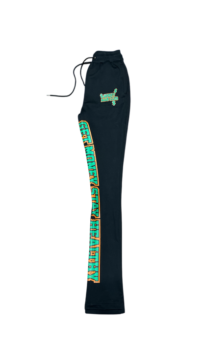 STACKED SKINNY PANTS (orange)