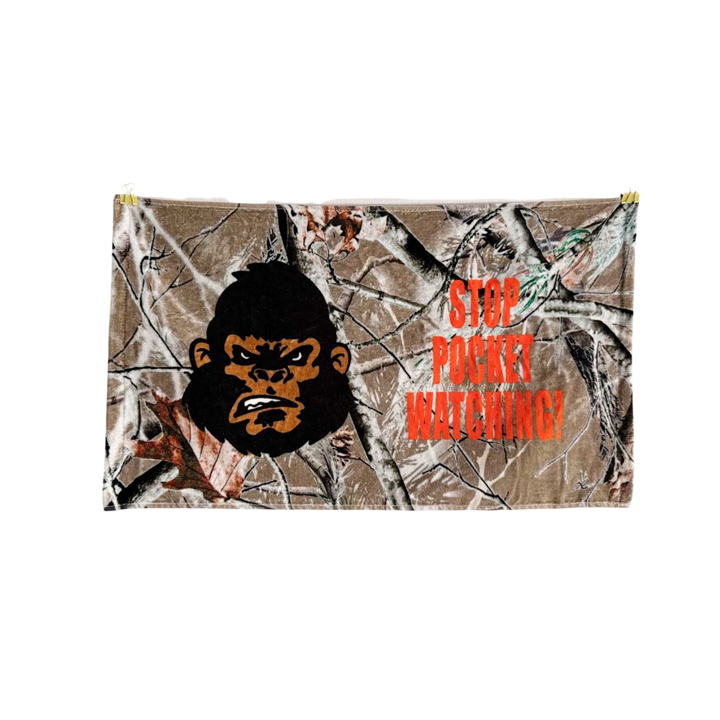 Stop pocket watching towel